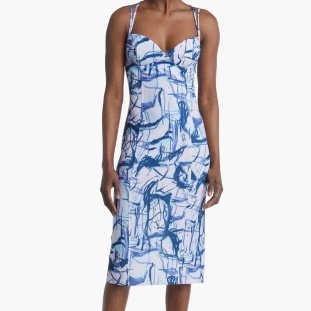 Open Edit Stretch Sheath Dress NWT